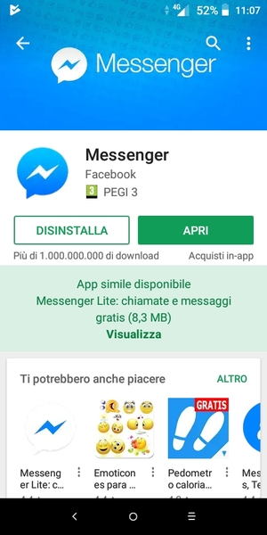 Seleziona APRI