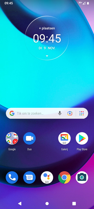Selecteer Google