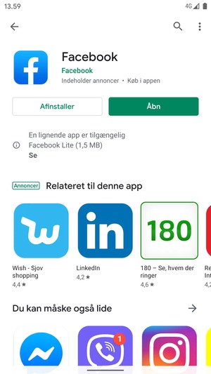 Vælg Åbn
