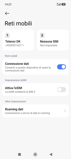 Attiva Attiva l'eSIM