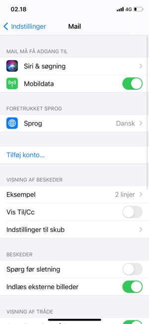 Vælg Tilføj konto...