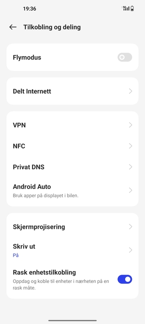 Velg Delt Internett