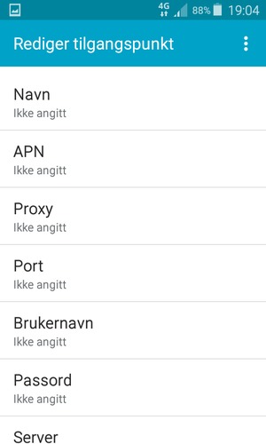 Skriv inn MMS-informasjon