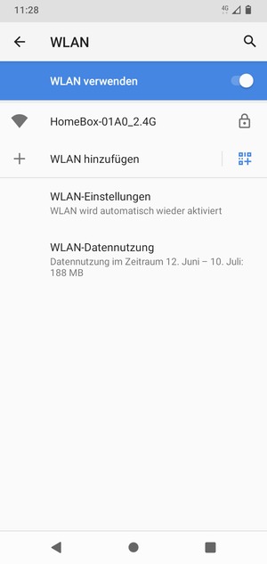 Wählen Sie das Wireless-Netzwerk, zu dem Sie eine Verbindung herstellen möchten