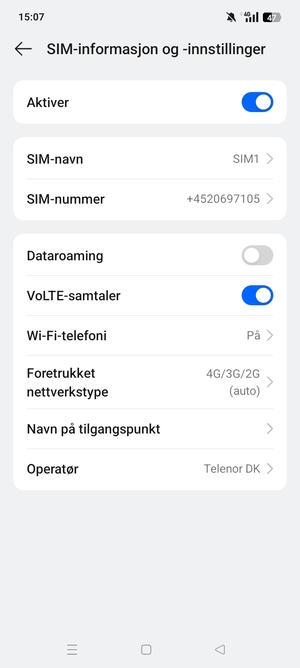 Velg Navn på tilgangspunkt