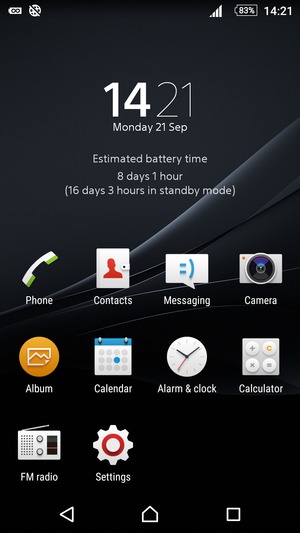 To turn off Ultra STAMINA mode, slide down the top menu