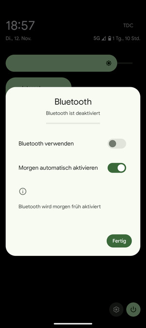 Wählen Sie Fertig