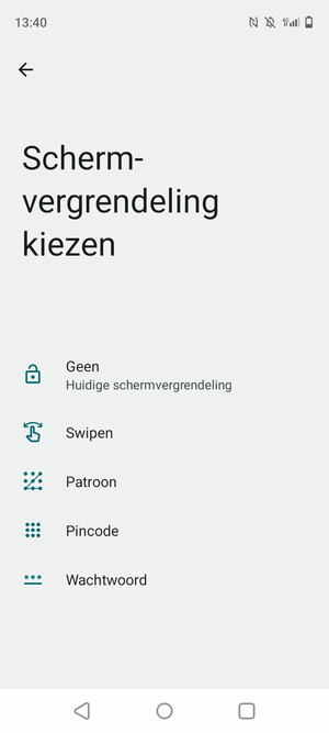 Selecteer Patroon