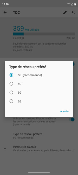 Sélectionnez votre option préférée