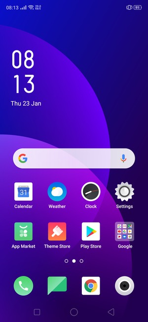 Select Settings
