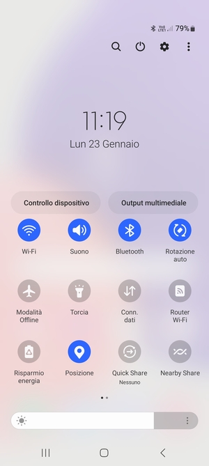 Disattiva Wi-Fi e Bluetooth