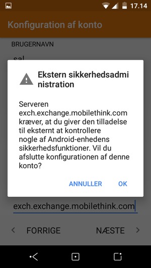 Vælg OK