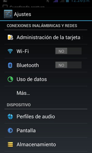 Seleccione Wi-Fi