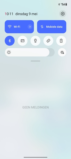 Schuif naar beneden in het bovenste menu opnieuw