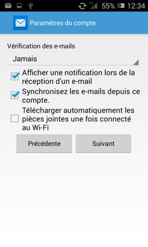 Sélectionnez Suivant