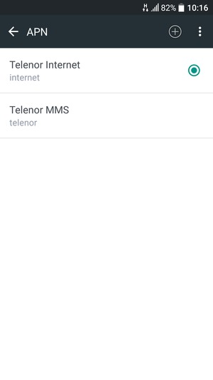 Seleziona il tasto Menu