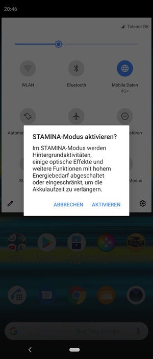 Wählen Sie AKTIVIEREN