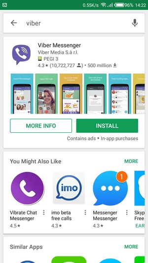 Select the app