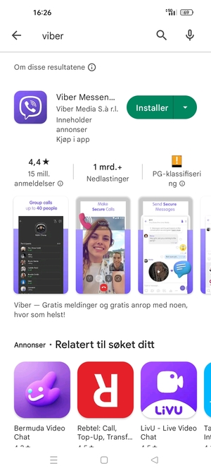 Velg app