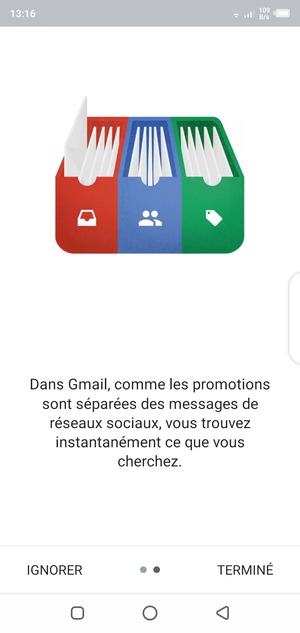 Sélectionnez TERMINÉ