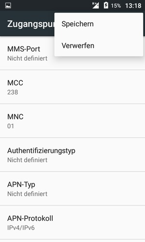 Wählen Sie Speichern
