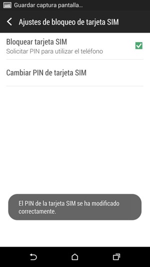 El PIN de su tarjeta SIM ha sido cambiado