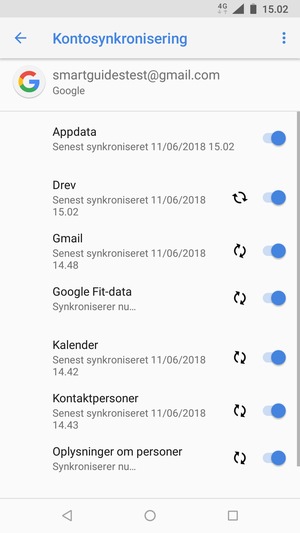 Dine kontakter fra Google vil nu blive synkroniseret til din telefon