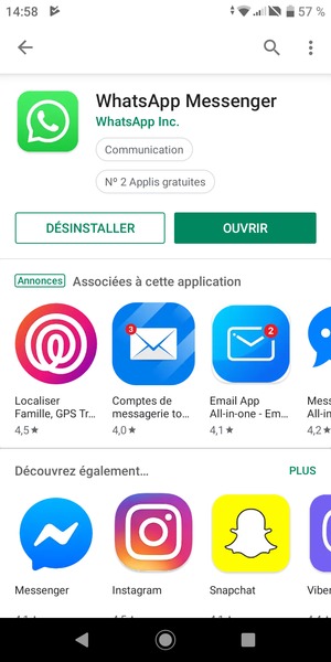 Sélectionnez OUVRIR