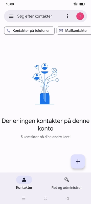 Vælg Ret og administrer