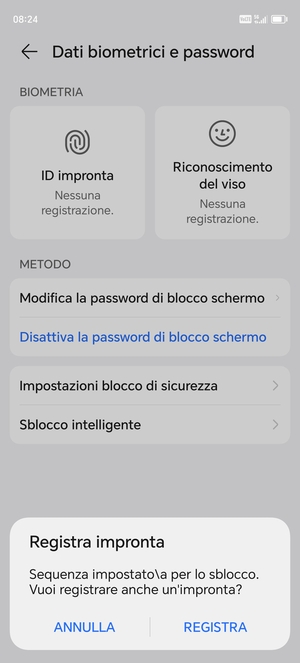 Seleziona la tua opzione preferita