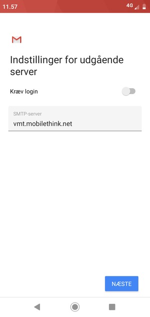 Slå Kræv login fra og vælg NÆSTE