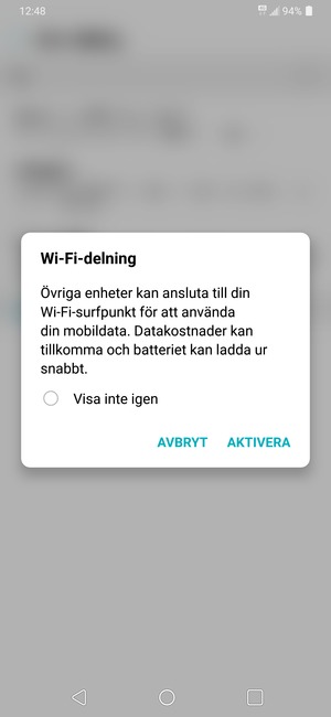 Välj AKTIVERA