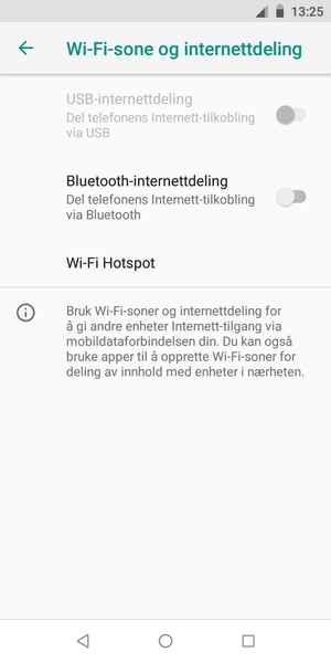 Velg Wi-Fi Hotspot