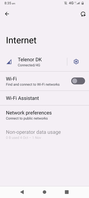 Turn Wi-Fi on