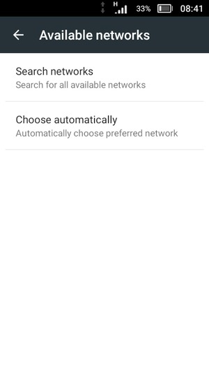 Select Search networks