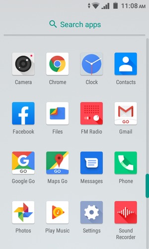 Scroll to and select Settings