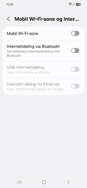 Velg Mobil Wi-Fi-sone