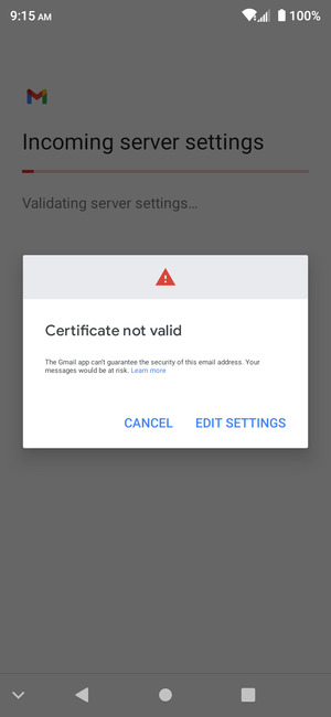 Select EDIT SETTINGS