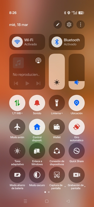 Desactive Wi-Fi y Bluetooth