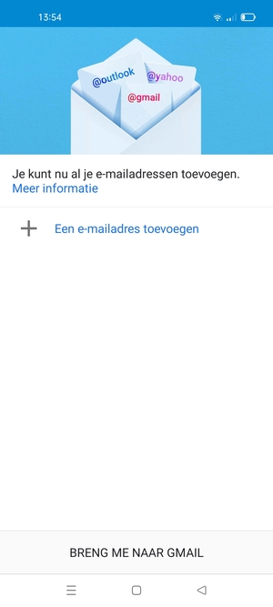 Selecteer Een e-mailadres toevoegen