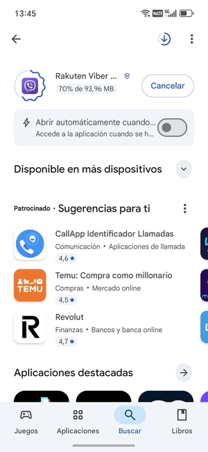 Espere a que el proceso de instalación finalice