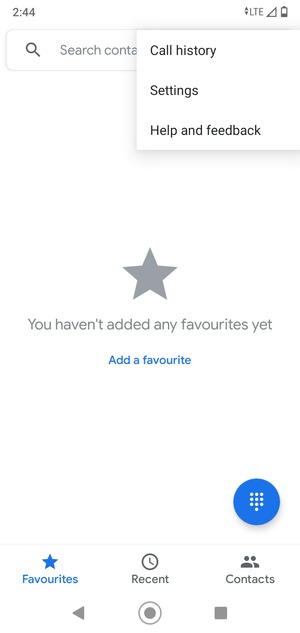Select Settings