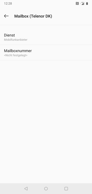 Wählen Sie Mailboxnummer