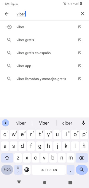 Introduzca el nombre de la aplicación y seleccione Buscar