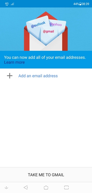 Select Add an email address