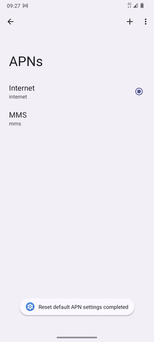 Select New APN
