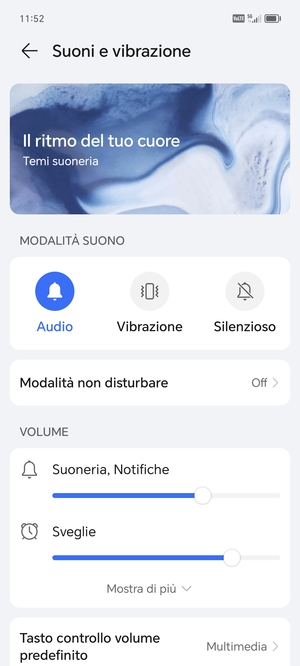 Seleziona la tua opzione preferita
