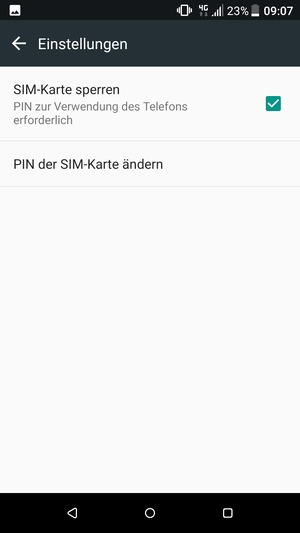 Wählen Sie PIN der SIM-Karte ändern
