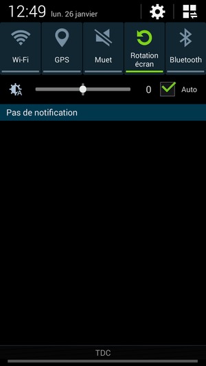 Sélectionnez le bouton Paramètres
