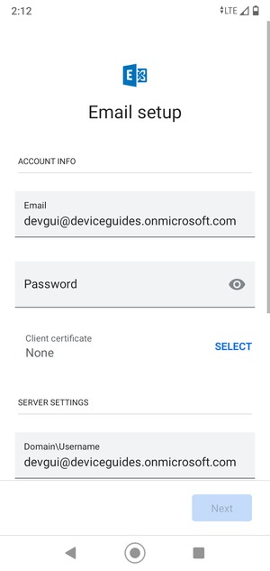 Enter your password